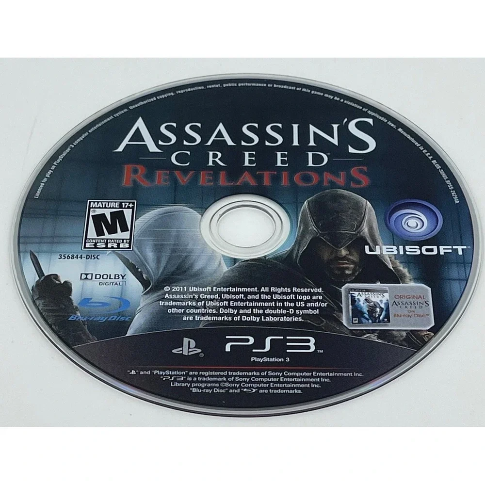Assassin's Creed Revelations (Sony PlayStation 3‎ PS3) GAME DISK ONLY - TESTED